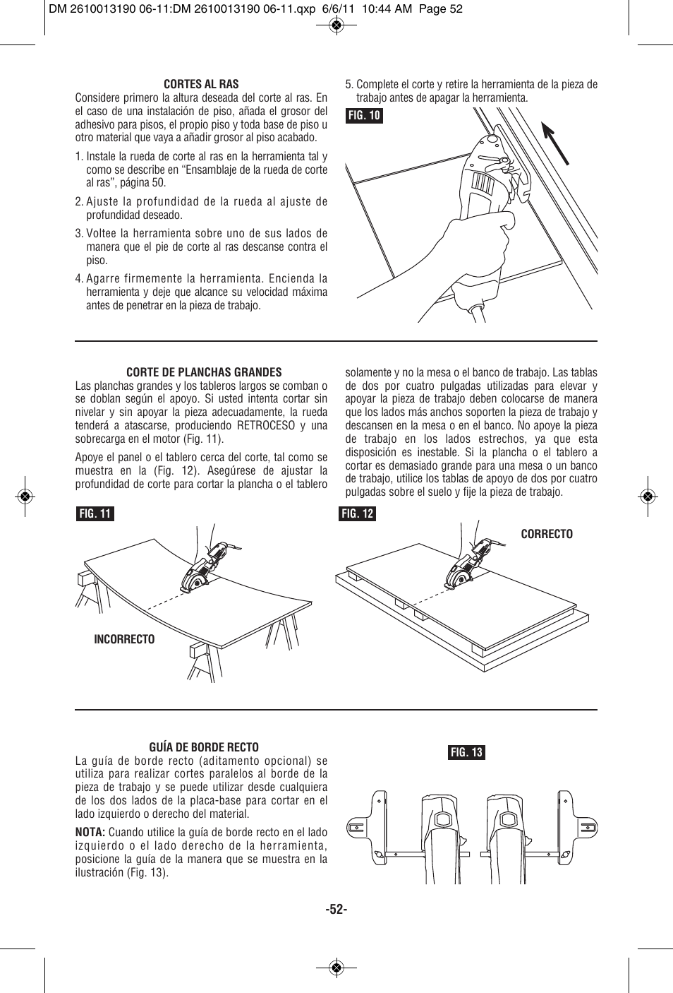 Dremel SM20 User Manual | Page 52 / 60