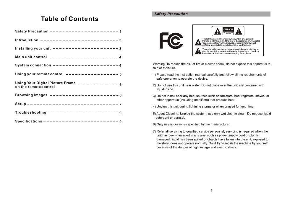Curtis SDPF887 User Manual | Page 2 / 6