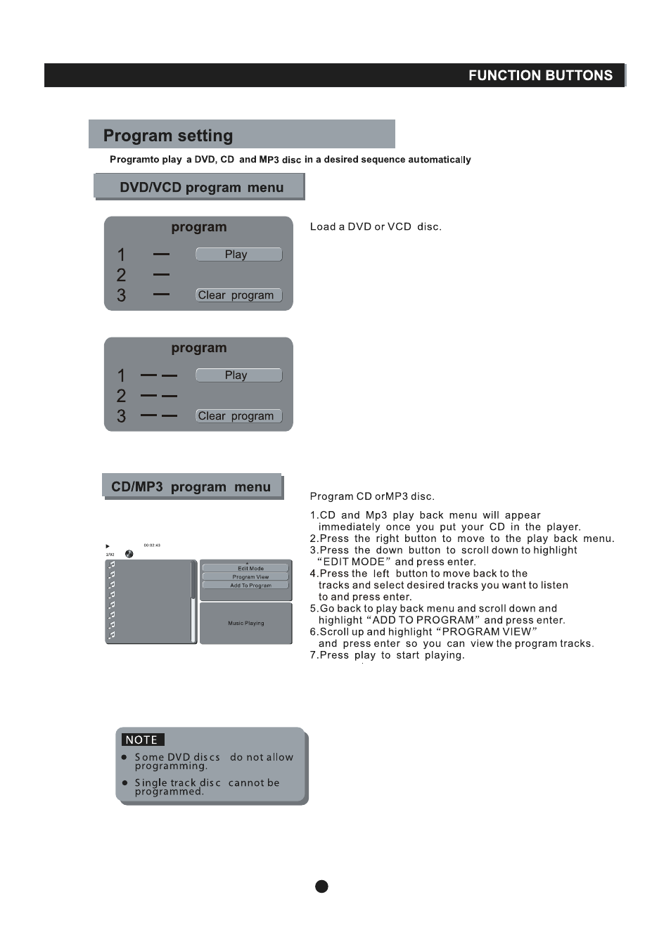 页面 1 | Curtis SDVD5088 User Manual | Page 24 / 32