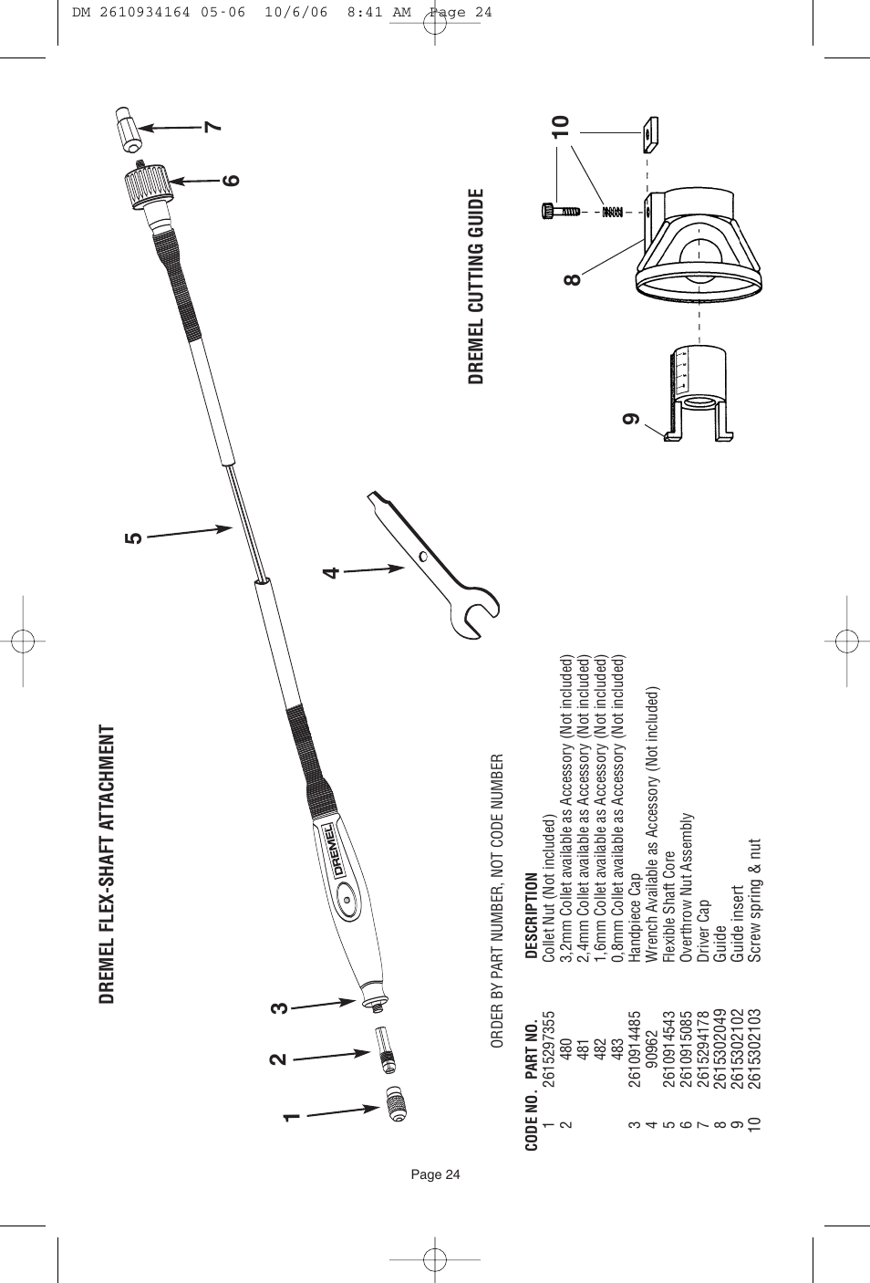 Dremel 400 SERIES DIGITAL 398-49 User Manual | Page 24 / 24