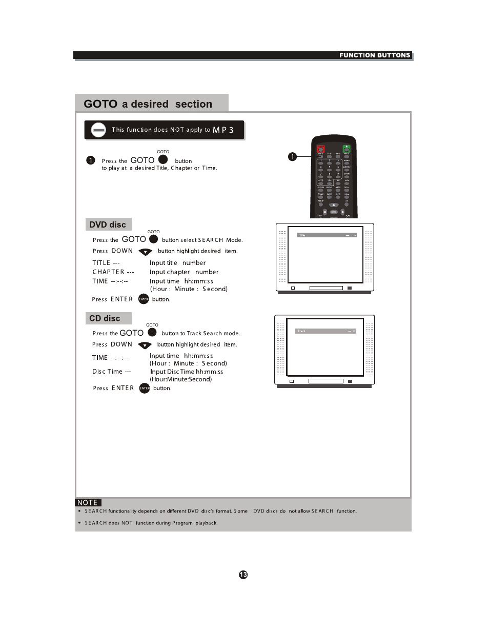 Goto | Curtis SDVD1041-DG User Manual | Page 17 / 29