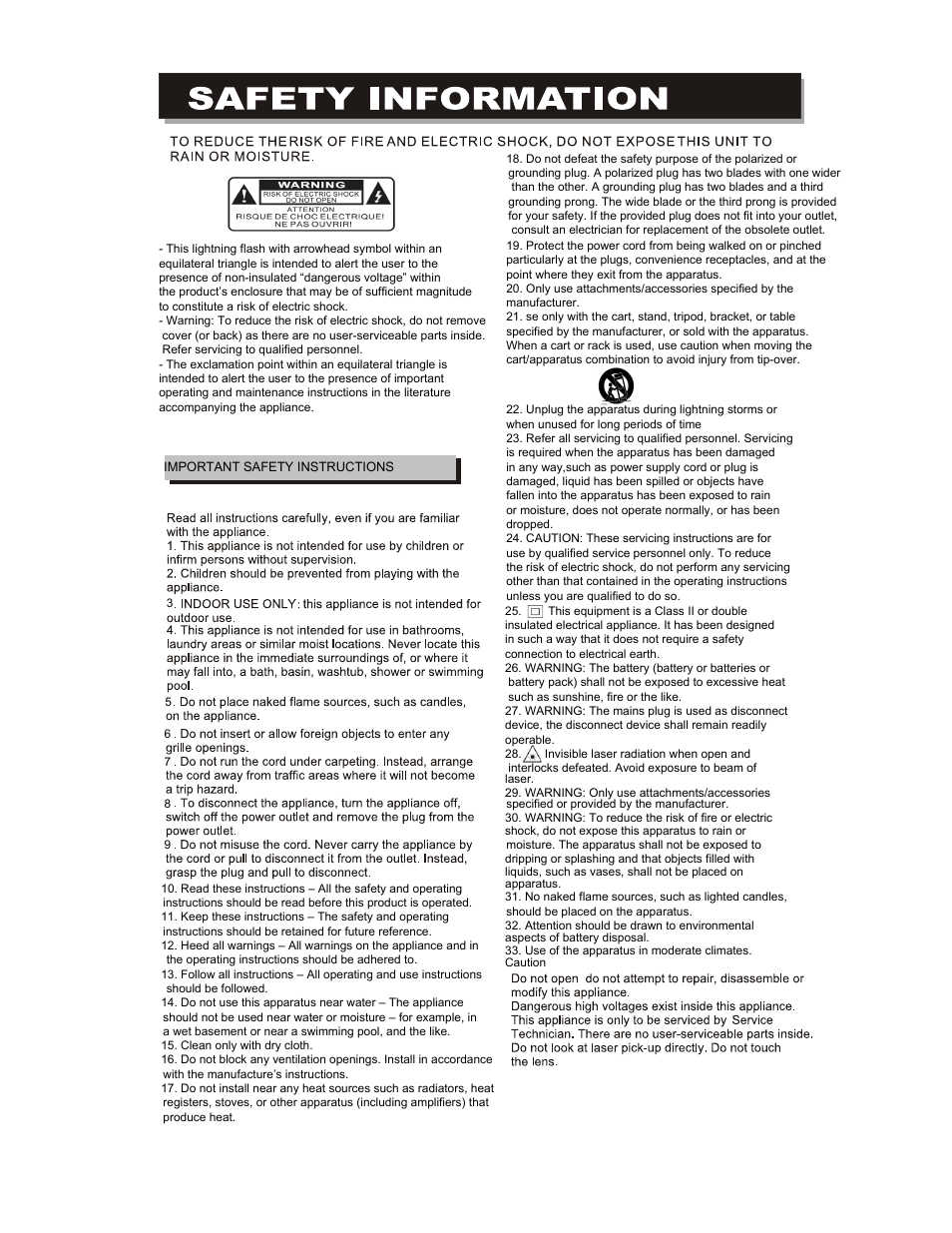 Curtis SDVD1096 User Manual | Page 2 / 29