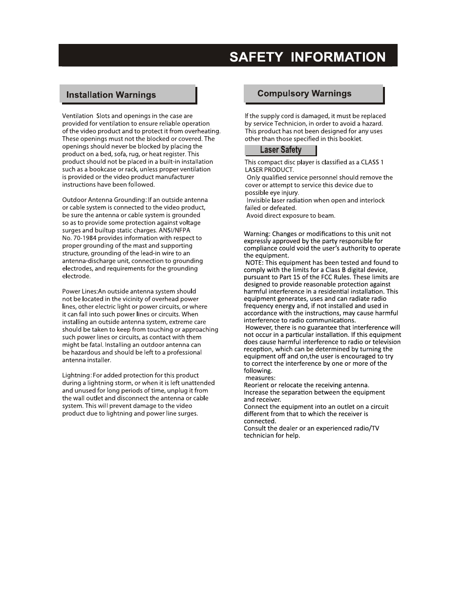Curtis SDVD1096 User Manual | Page 3 / 29
