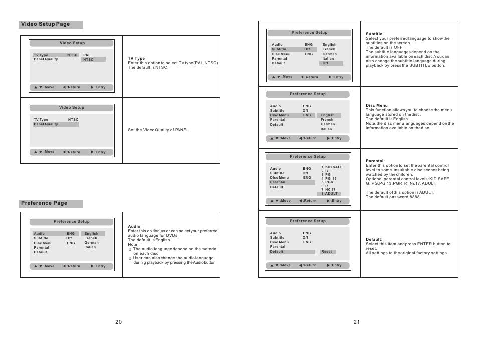 Ò³ãæ 12 | Curtis SDVD1048 User Manual | Page 12 / 14