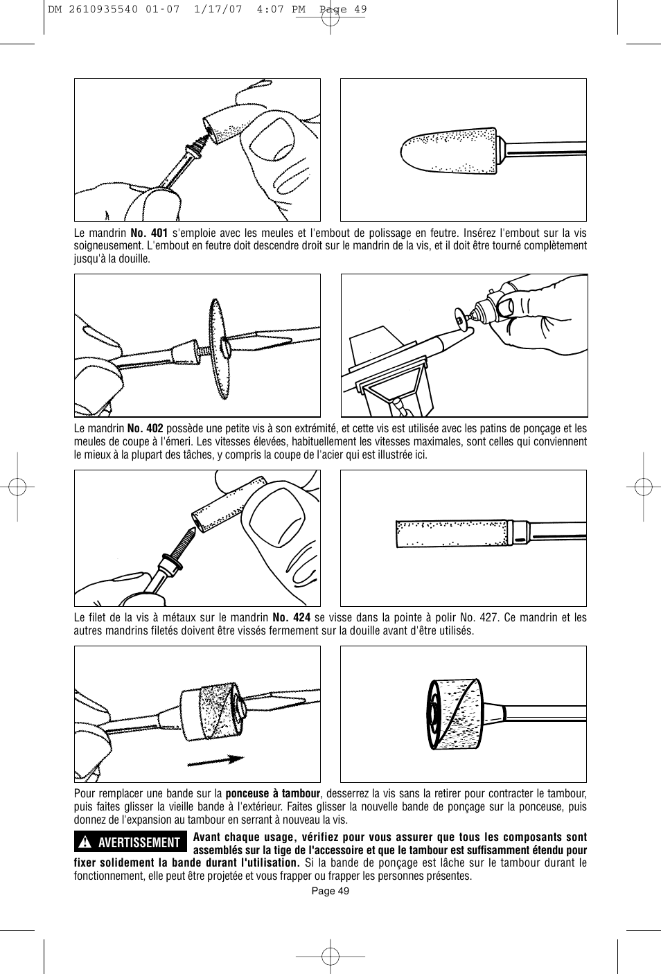 Dremel F013039519 User Manual | Page 49 / 88