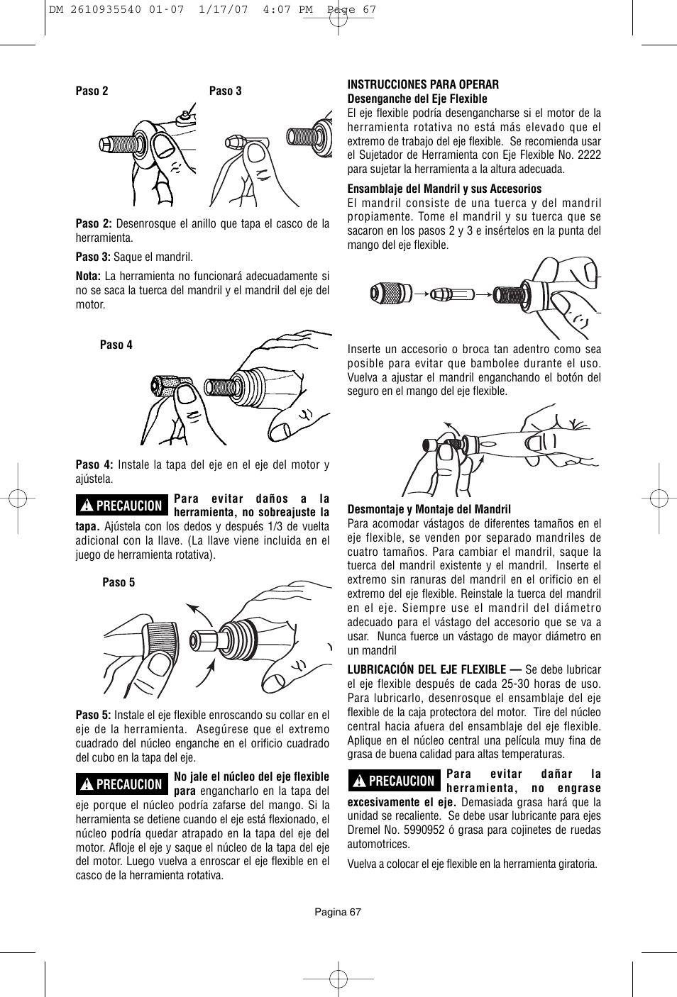 Dremel F013039519 User Manual | Page 67 / 88