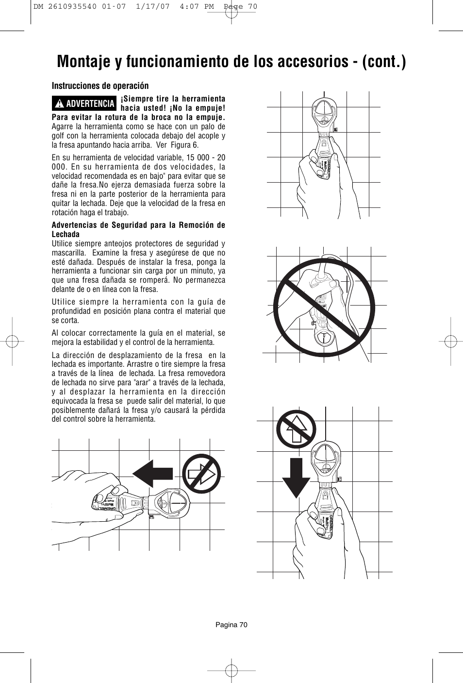 Dremel F013039519 User Manual | Page 70 / 88