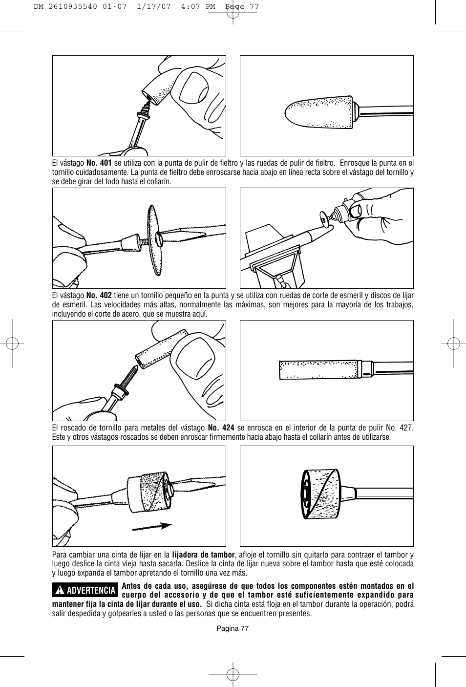 Dremel F013039519 User Manual | Page 77 / 88
