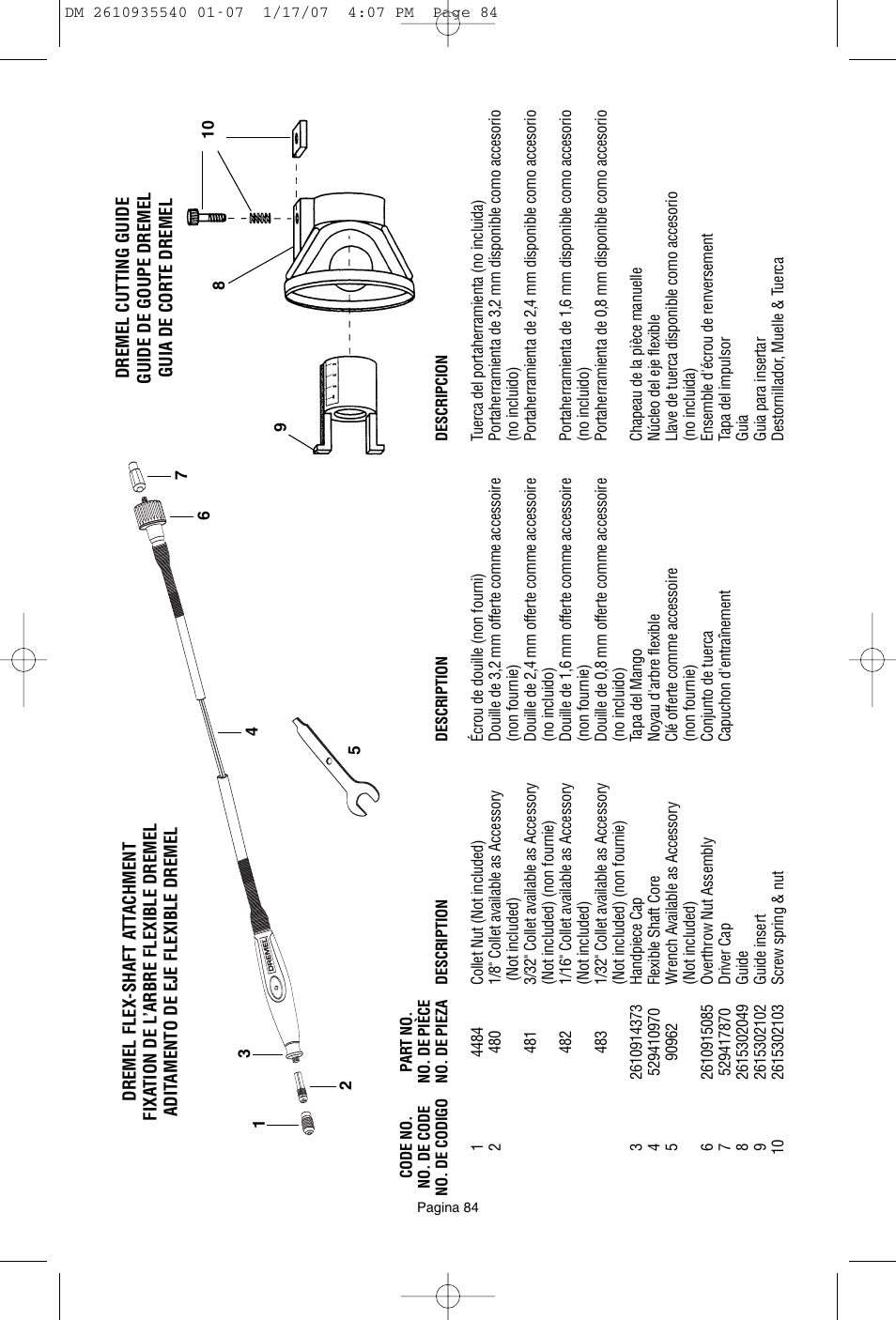 Dremel F013039519 User Manual | Page 84 / 88