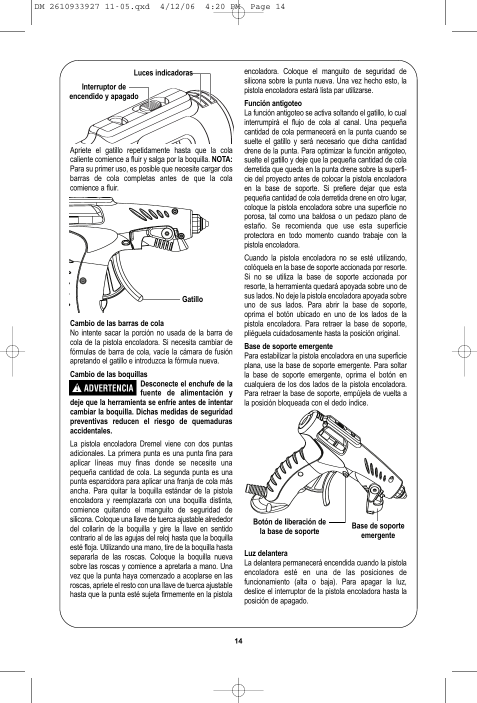 Dremel 1200 User Manual | Page 14 / 16