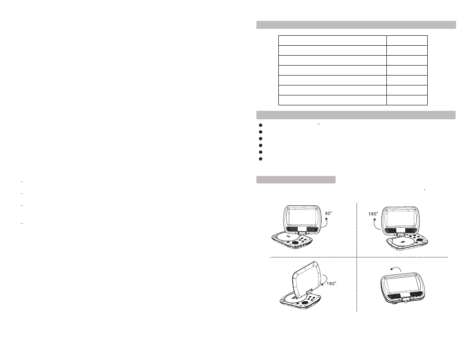 Ò³ãæ 3, Package main features | Curtis SDVD7037 User Manual | Page 3 / 11
