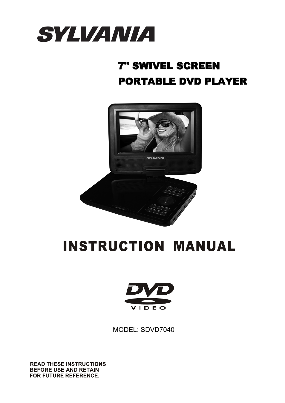 Curtis SDVD7040 User Manual | 16 pages