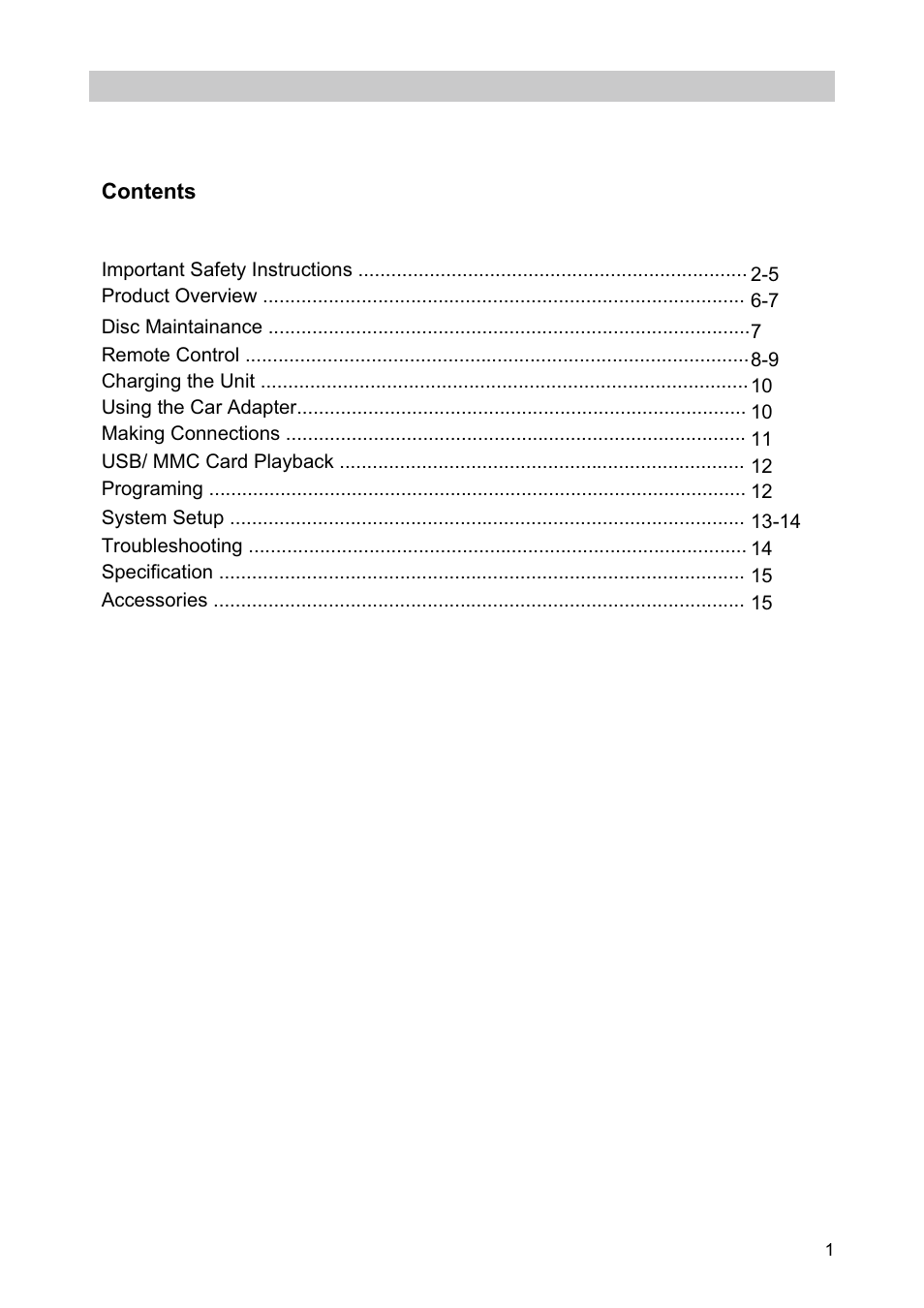 Curtis SDVD7040 User Manual | Page 2 / 16