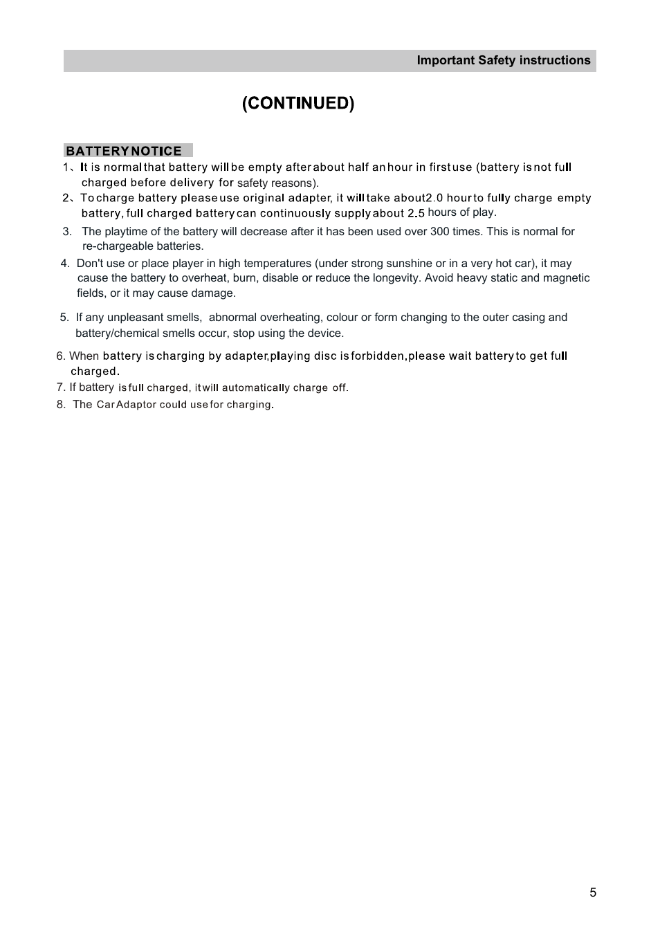 Curtis SDVD7040 User Manual | Page 6 / 16