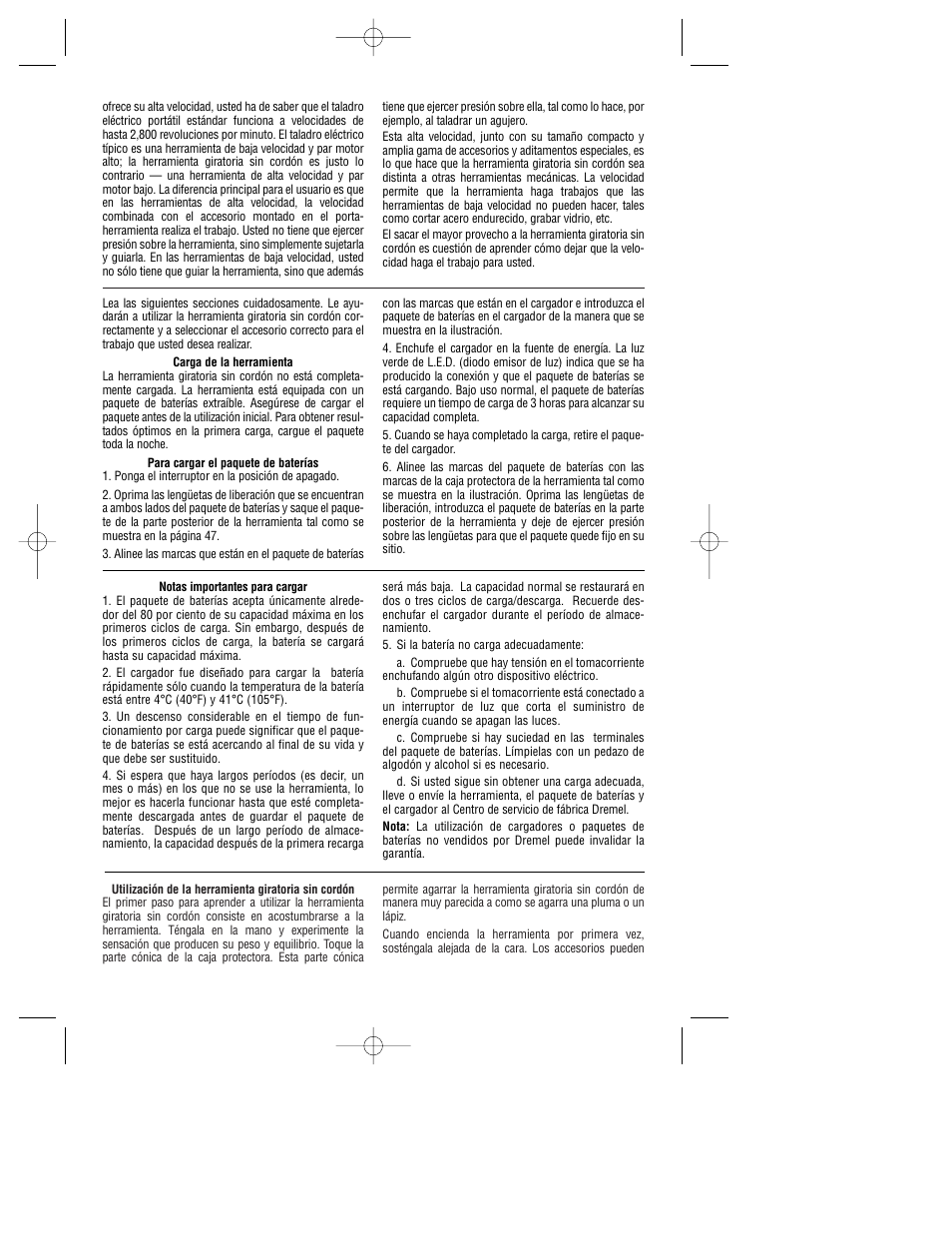 Dremel 780 User Manual | Page 49 / 63