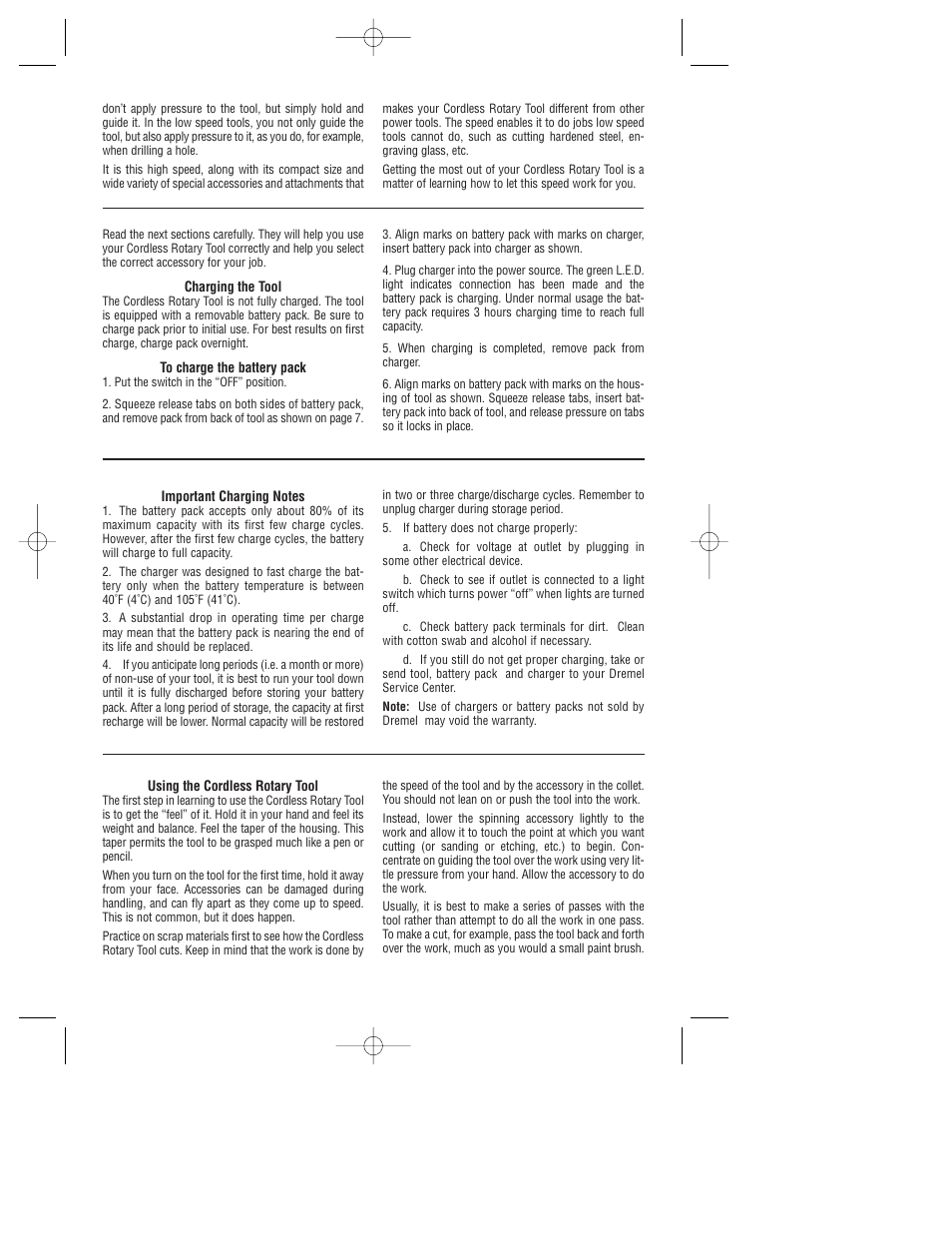 Dremel 780 User Manual | Page 9 / 63