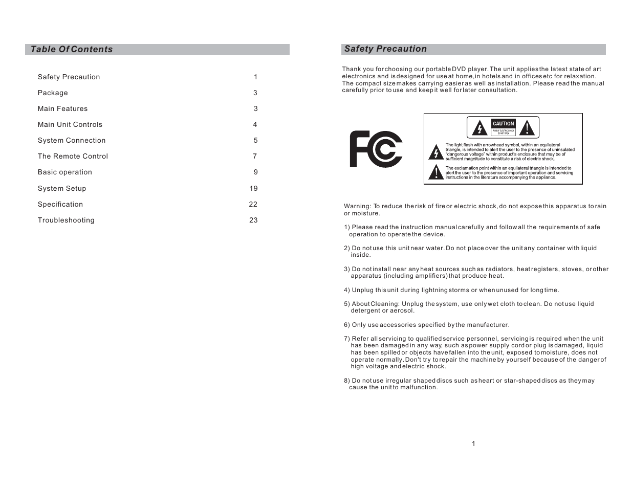 Curtis SDVD7068 User Manual | Page 2 / 13