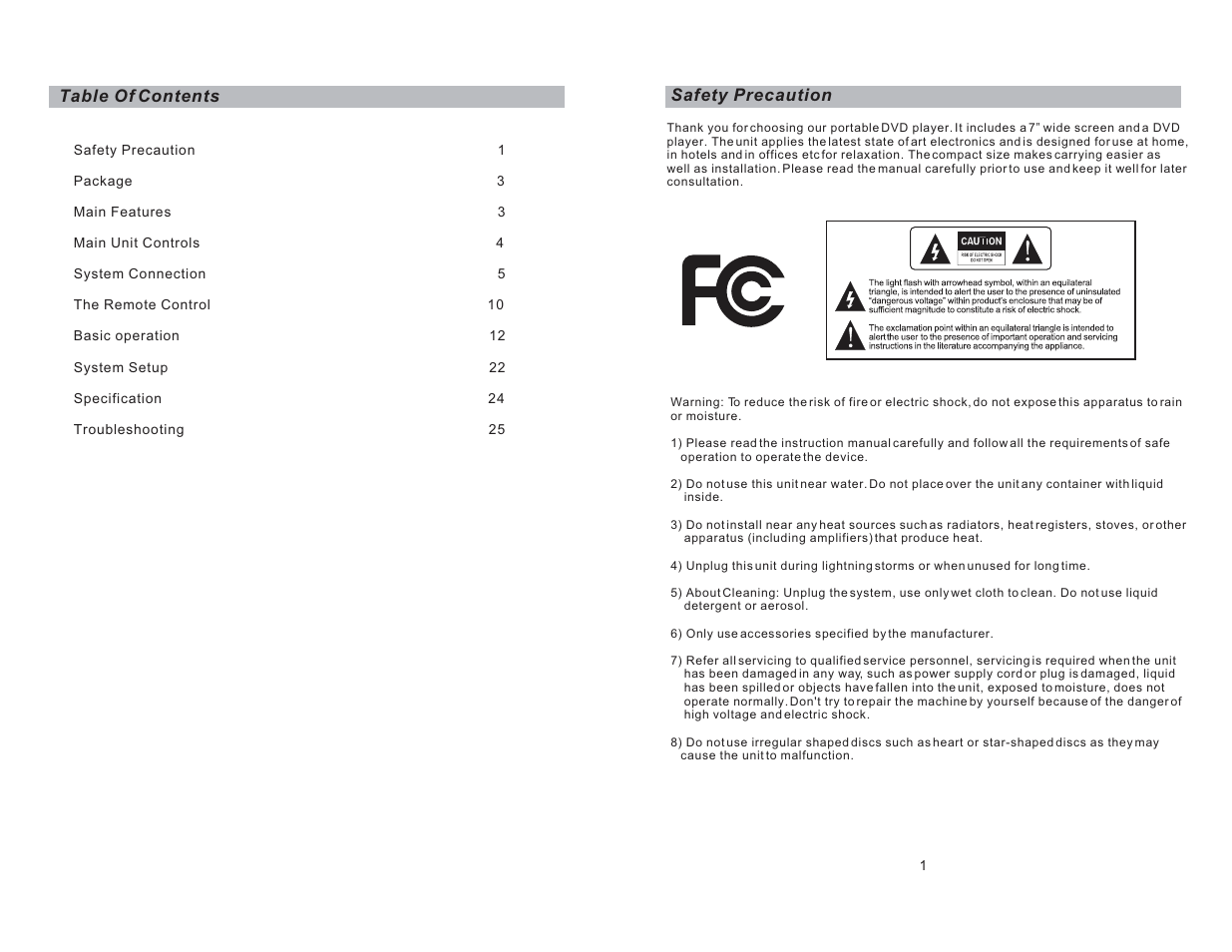 Curtis SDVD8737 User Manual | Page 2 / 14