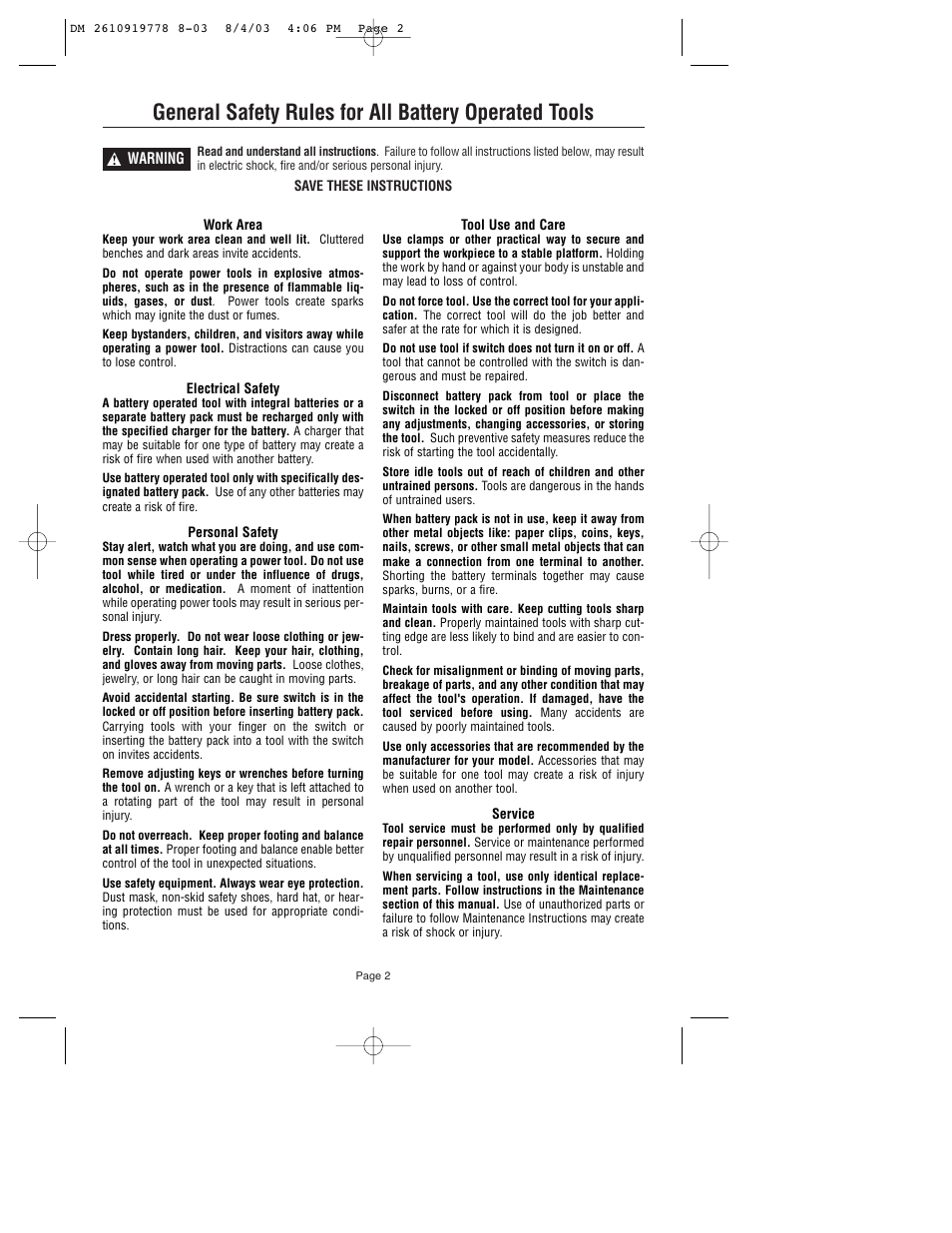 Dremel 800 User Manual | Page 2 / 64