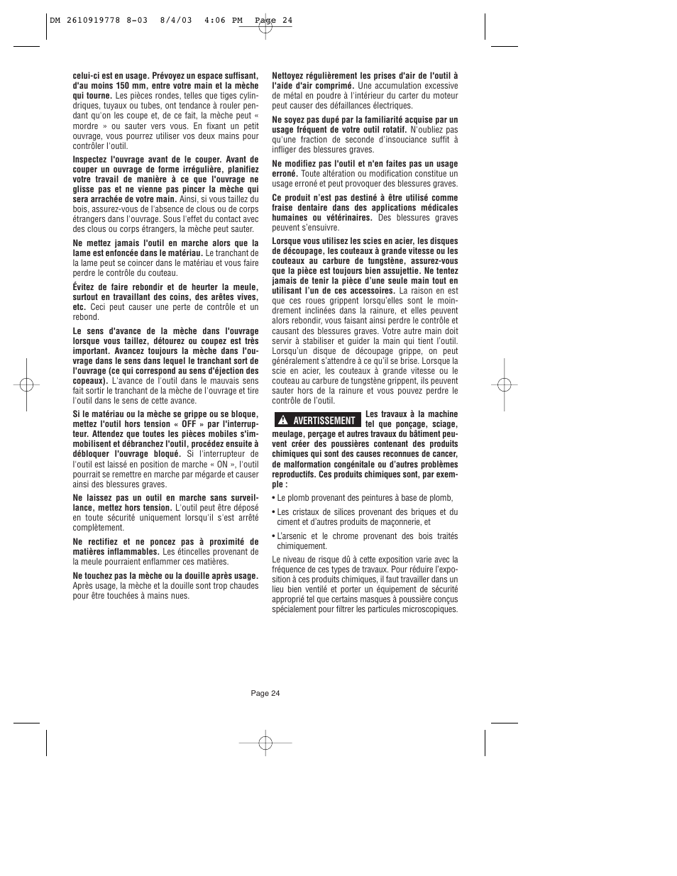 Dremel 800 User Manual | Page 24 / 64