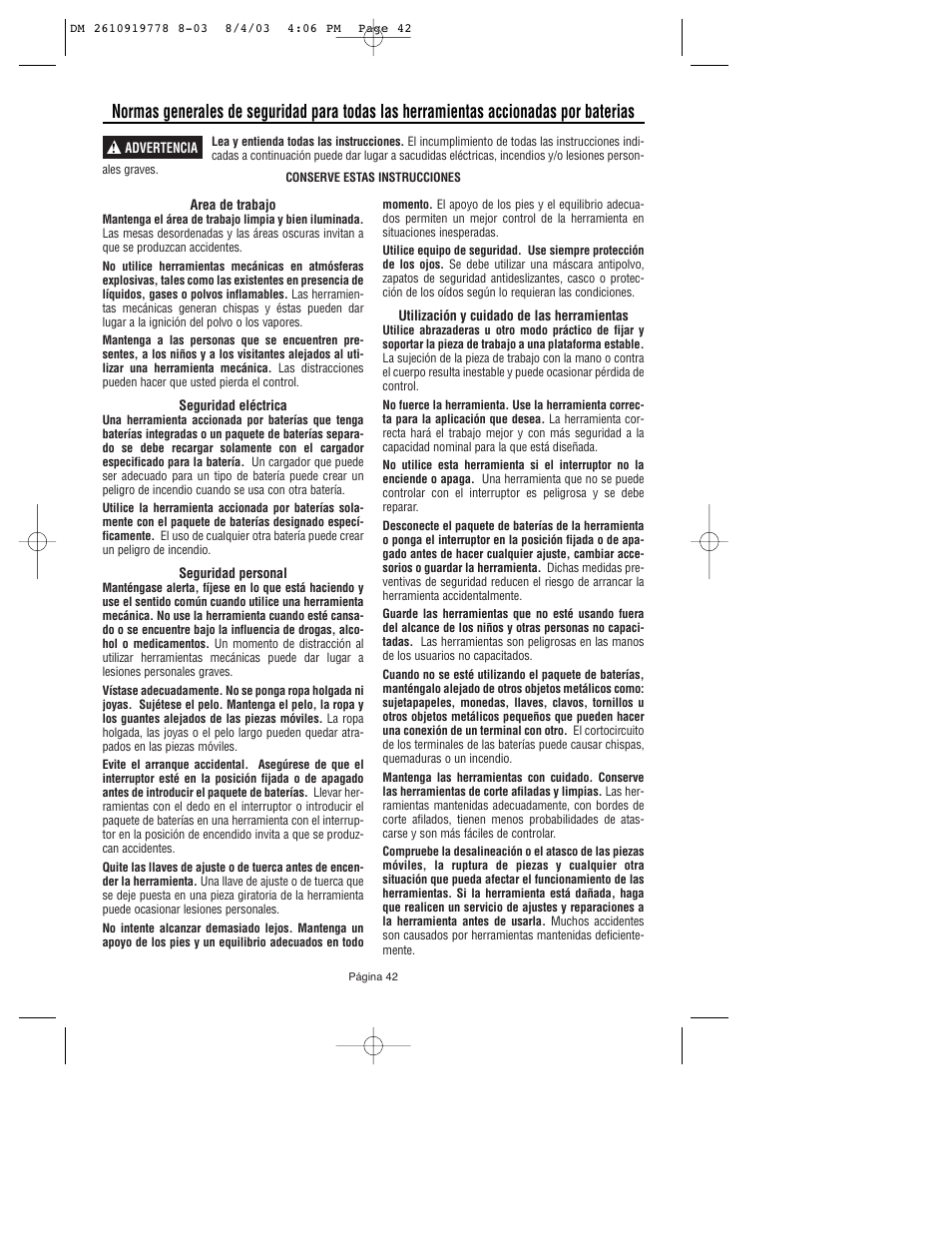 Dremel 800 User Manual | Page 42 / 64