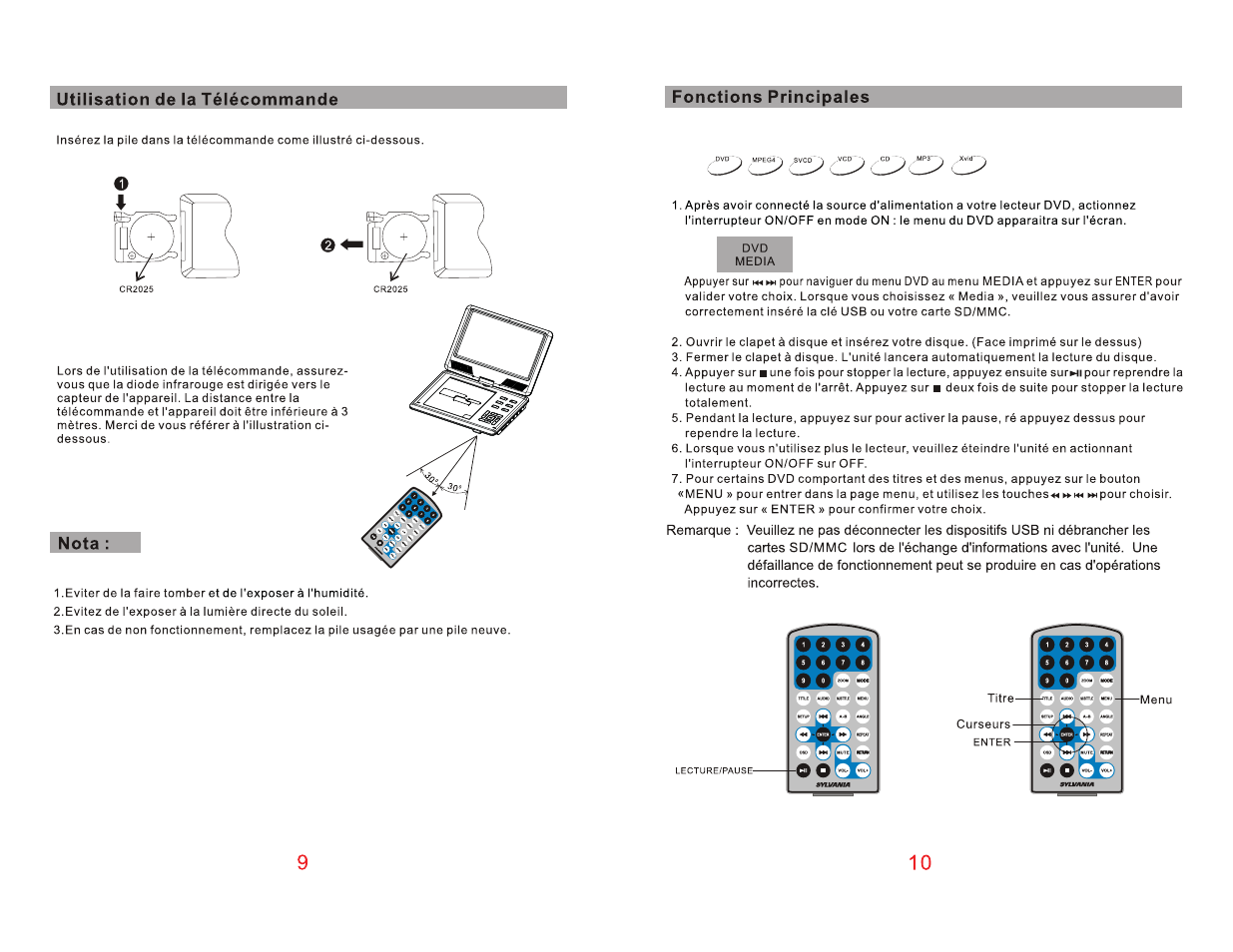 Curtis SDVD9004 User Manual | Page 6 / 11
