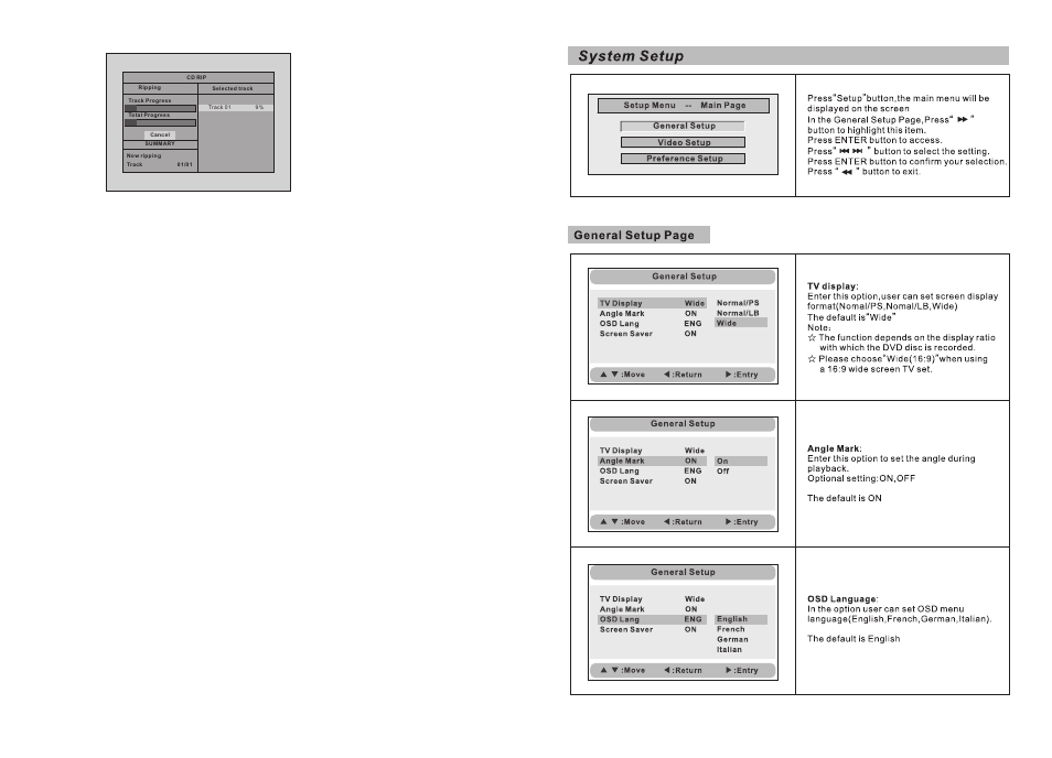 Ò³ãæ 11 | Curtis SDVD9005 User Manual | Page 11 / 13