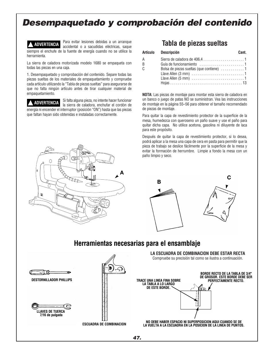 Dremel 1680 User Manual | Page 47 / 64