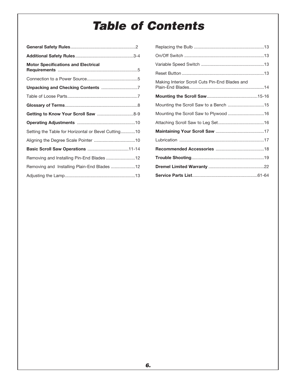 Dremel 1680 User Manual | Page 6 / 64