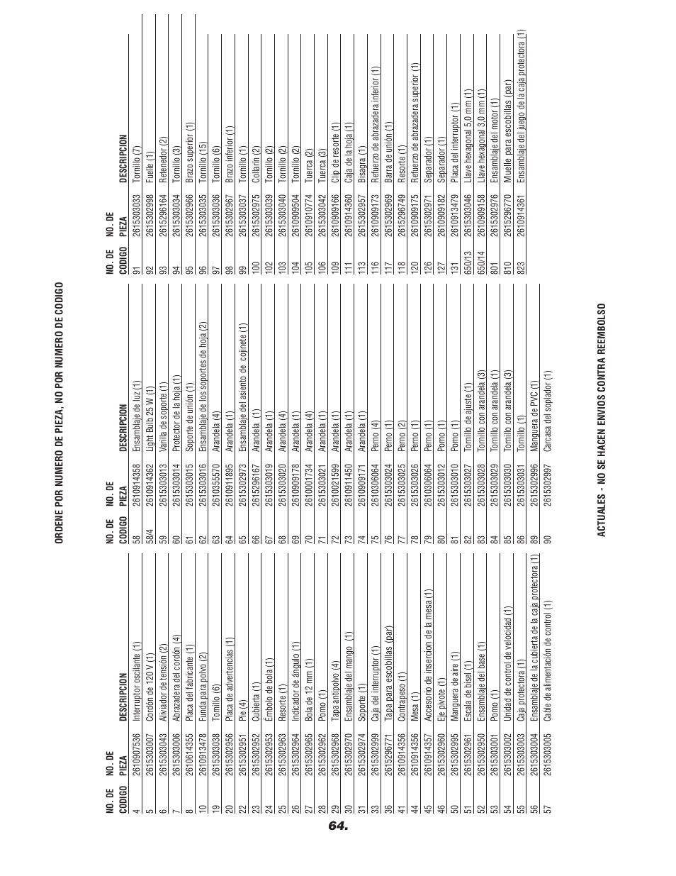 Dremel 1680 User Manual | Page 64 / 64