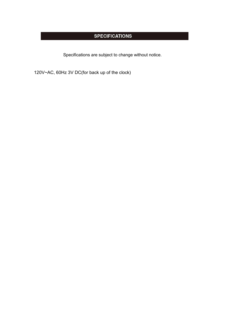 Curtis SCR4975 User Manual | Page 14 / 14