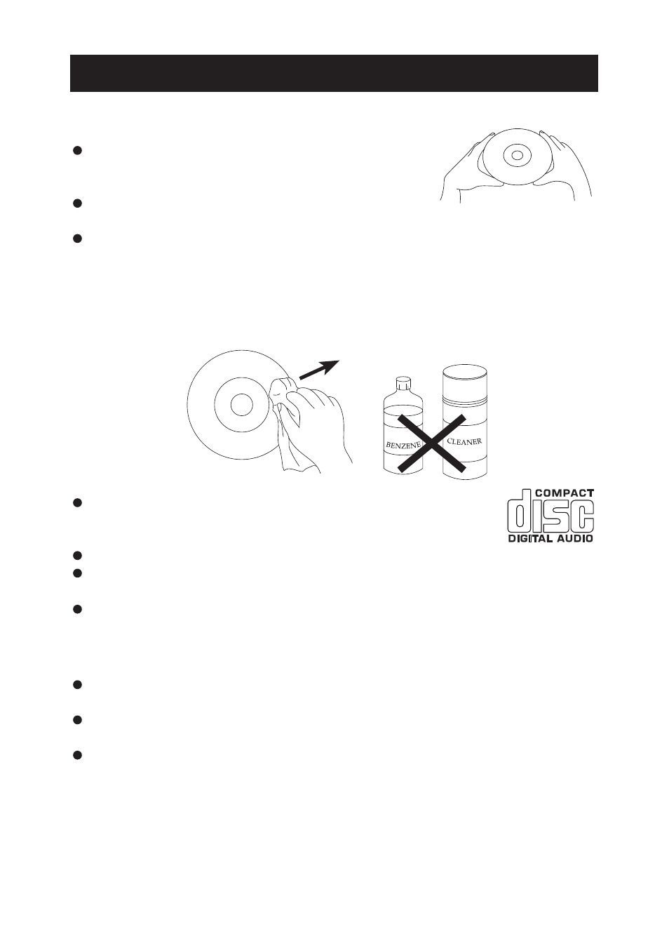 Caring for compact discs, Cleaning the unit | Curtis SKCR2613B User Manual | Page 13 / 16