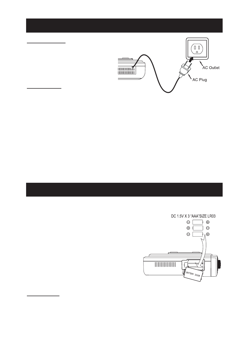 Preparation for use getting started | Curtis SKCR2613B User Manual | Page 5 / 16