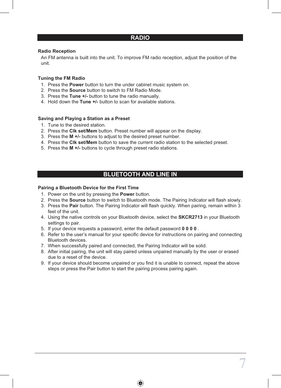 Curtis SKCR2713 User Manual | Page 7 / 9