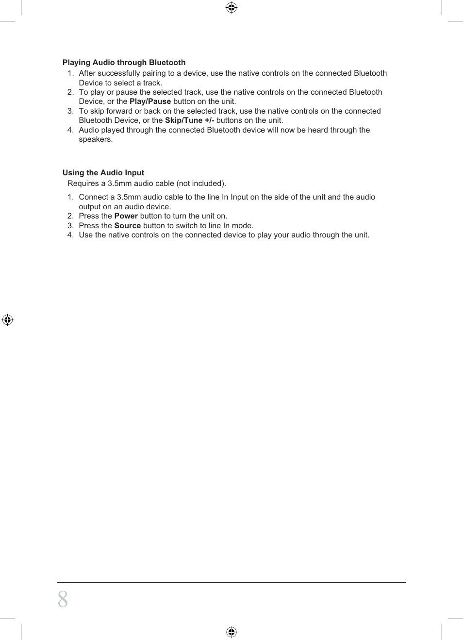 Curtis SKCR2713 User Manual | Page 8 / 9