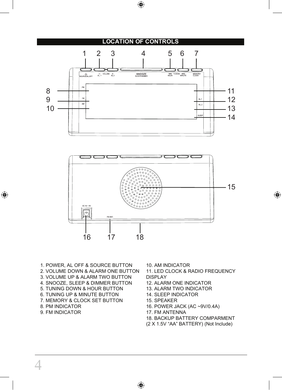 Curtis SCR1206B-PL User Manual | Page 4 / 8