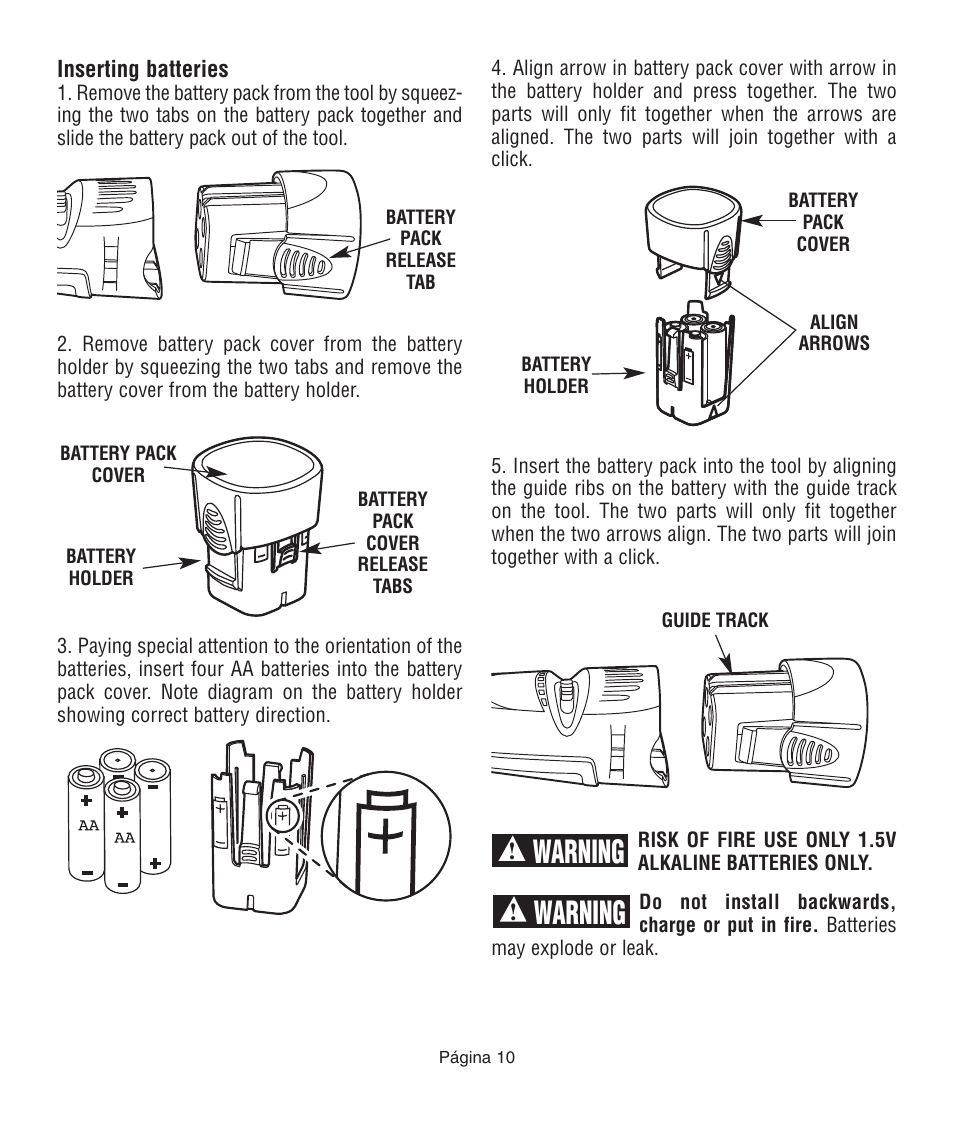 Warning | Dremel 761 User Manual | Page 10 / 52