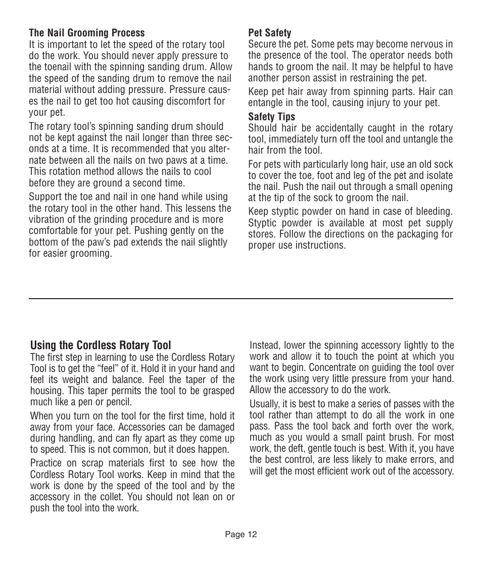 Dremel 761 User Manual | Page 12 / 52