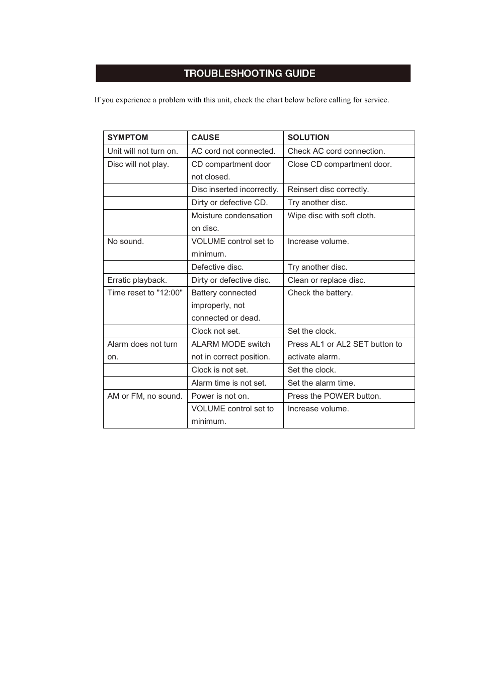 Curtis SCR4986 User Manual | Page 12 / 13