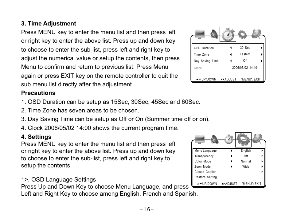 Curtis SKCR2644A User Manual | Page 18 / 36