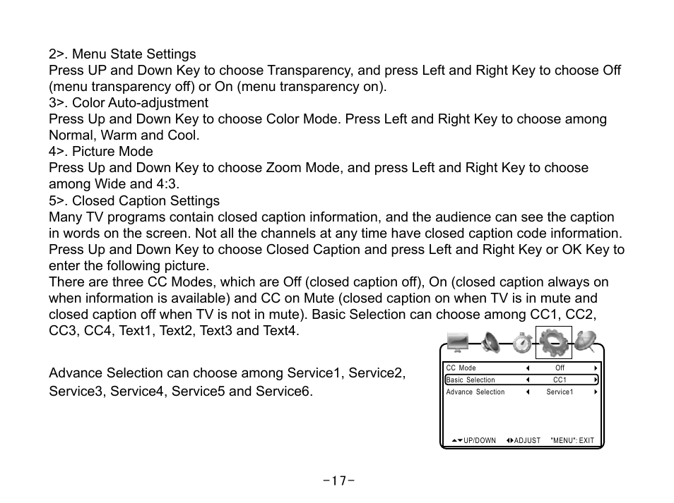 Curtis SKCR2644A User Manual | Page 19 / 36