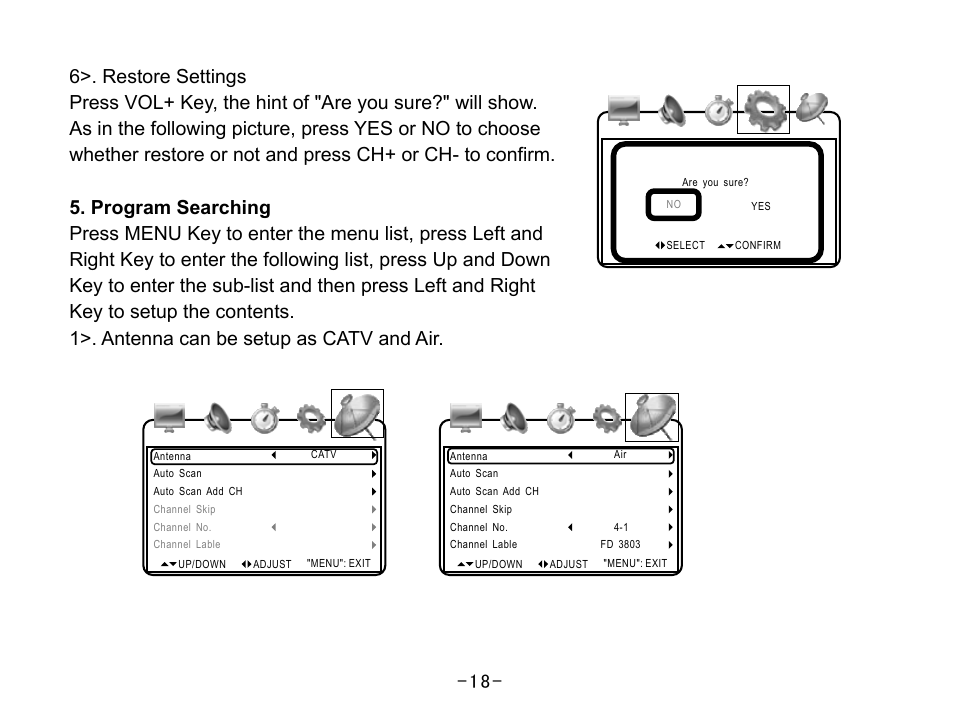Curtis SKCR2644A User Manual | Page 20 / 36