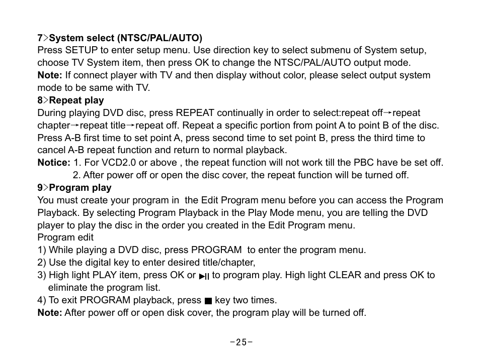 Curtis SKCR2644A User Manual | Page 27 / 36
