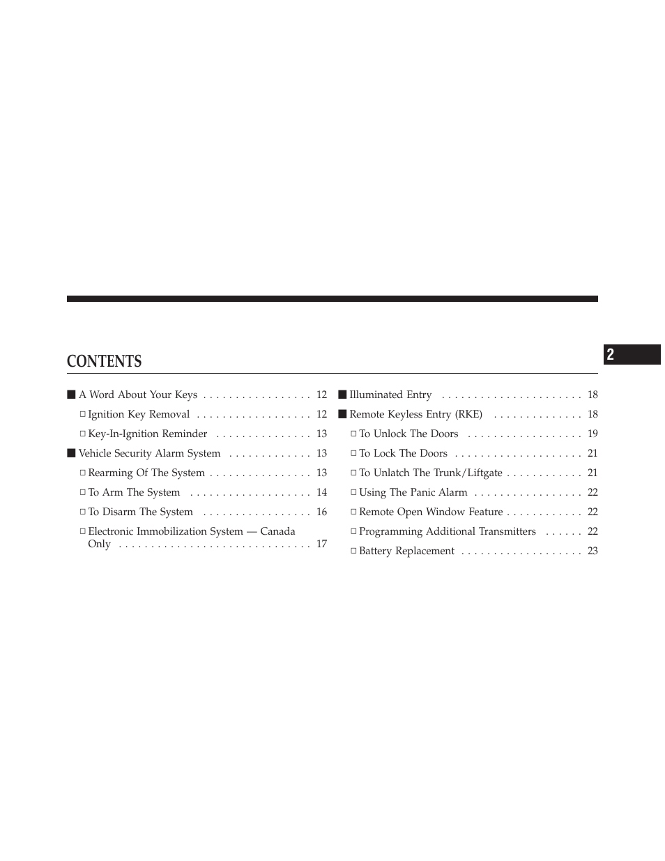 Dodge 2010 Viper SRT10 Coupe User Manual | Page 11 / 316