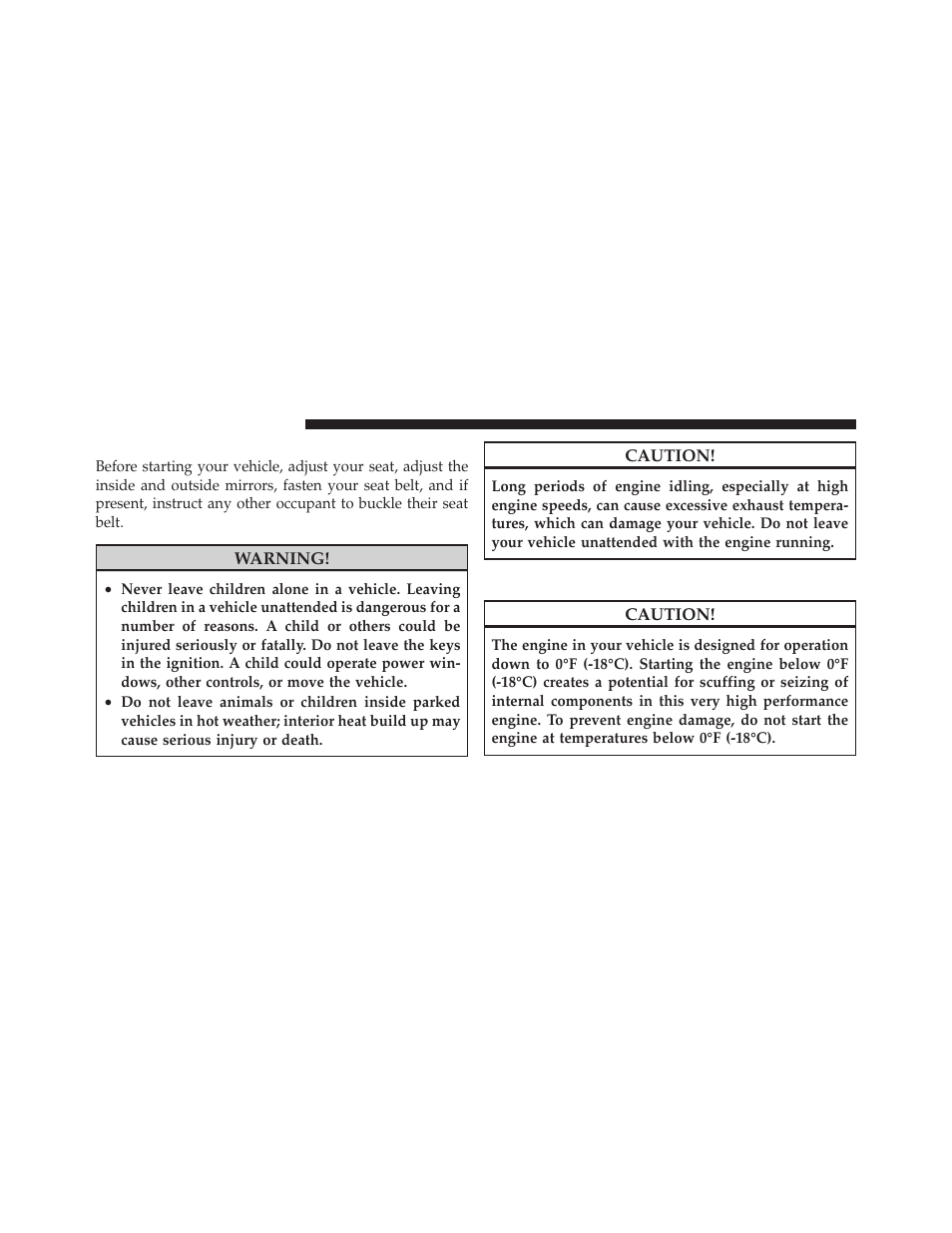 Starting procedures, Normal starting | Dodge 2010 Viper SRT10 Coupe User Manual | Page 146 / 316