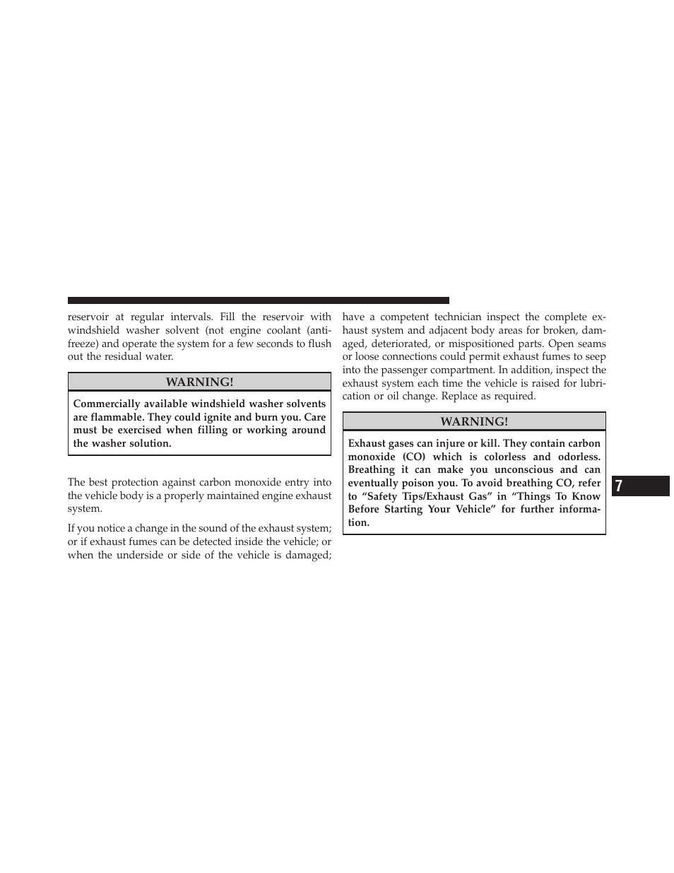 Exhaust system | Dodge 2010 Viper SRT10 Coupe User Manual | Page 227 / 316