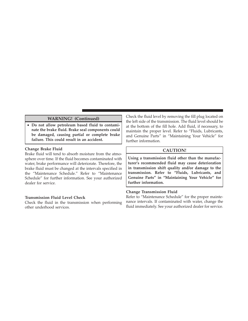 Manual transmission | Dodge 2010 Viper SRT10 Coupe User Manual | Page 238 / 316