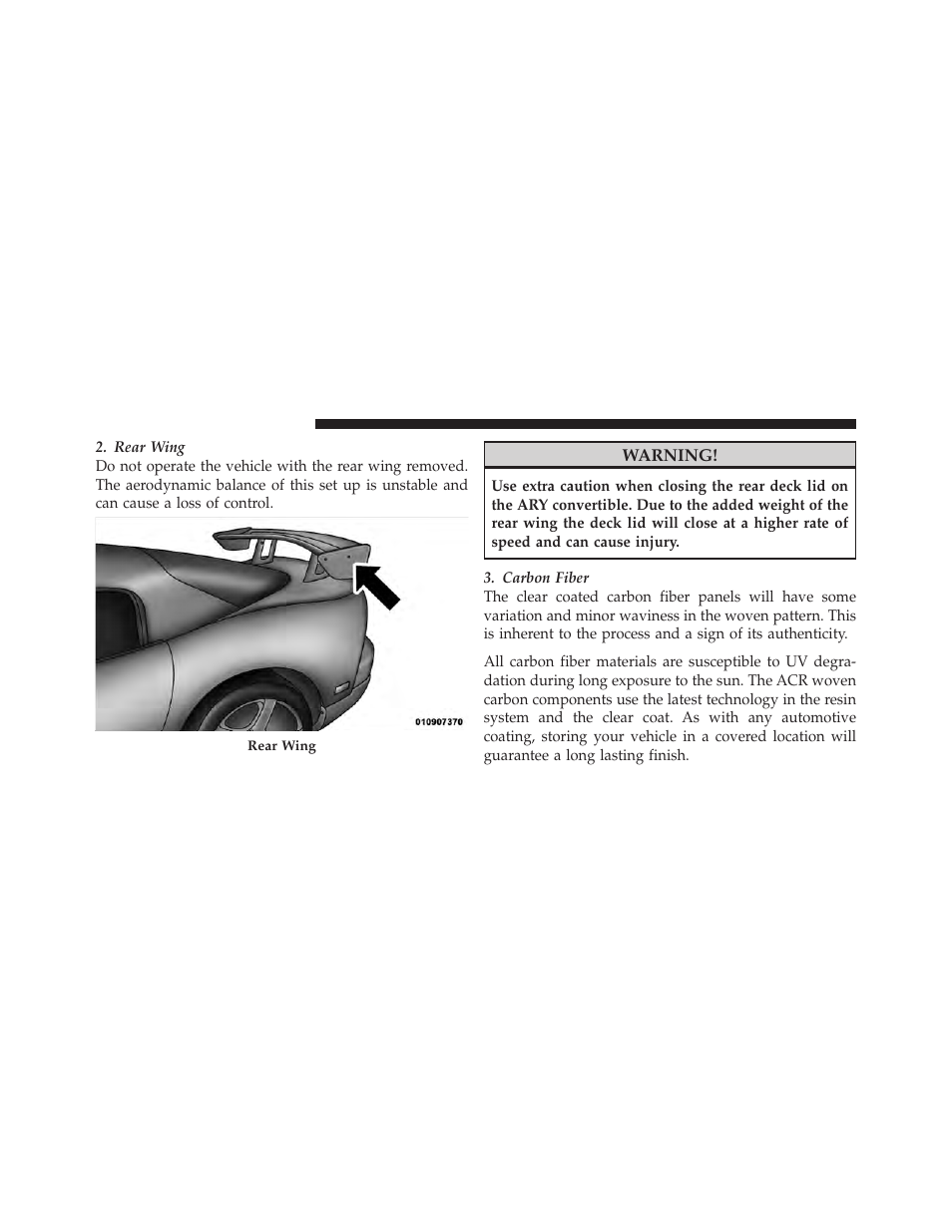 Dodge 2010 Viper SRT10 Coupe User Manual | Page 246 / 316