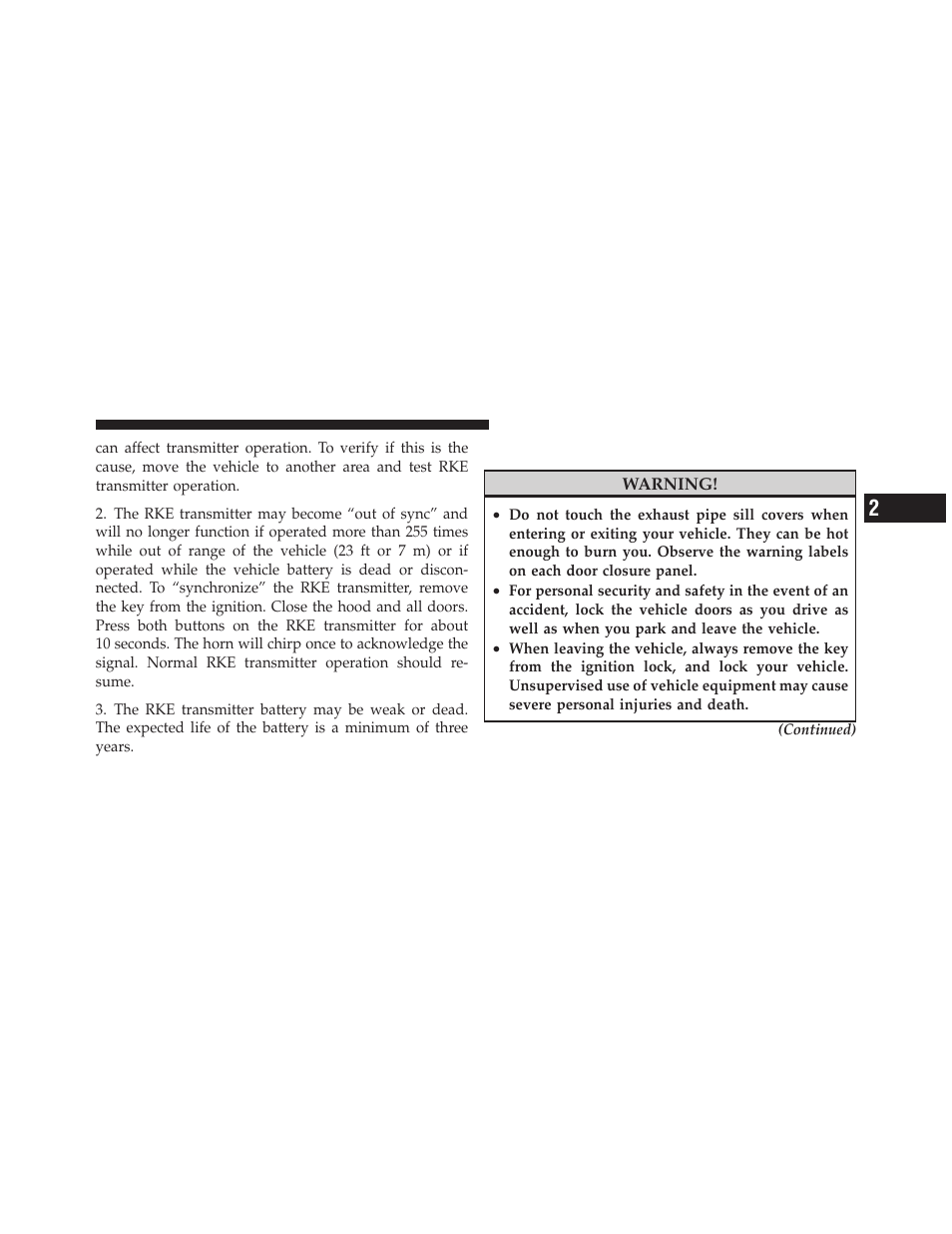 Door locks | Dodge 2010 Viper SRT10 Coupe User Manual | Page 27 / 316