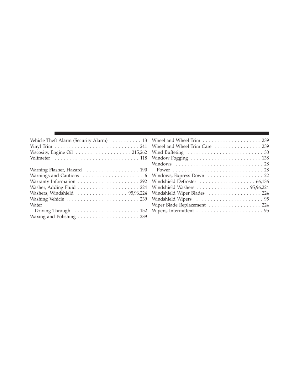 Dodge 2010 Viper SRT10 Coupe User Manual | Page 314 / 316